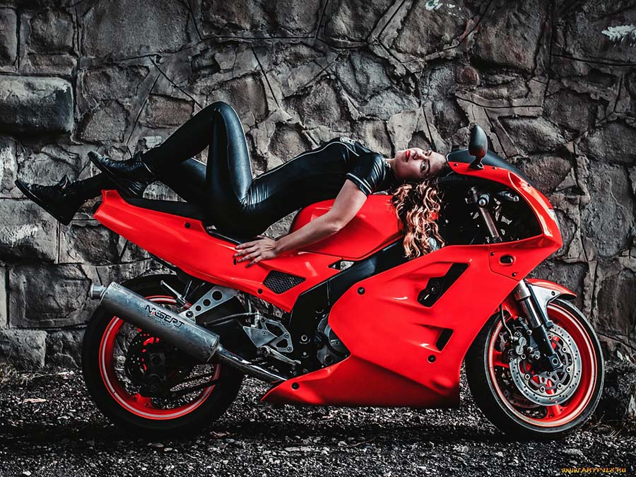 Beautiful girl Beautiful girls and motorcycles in Niigata