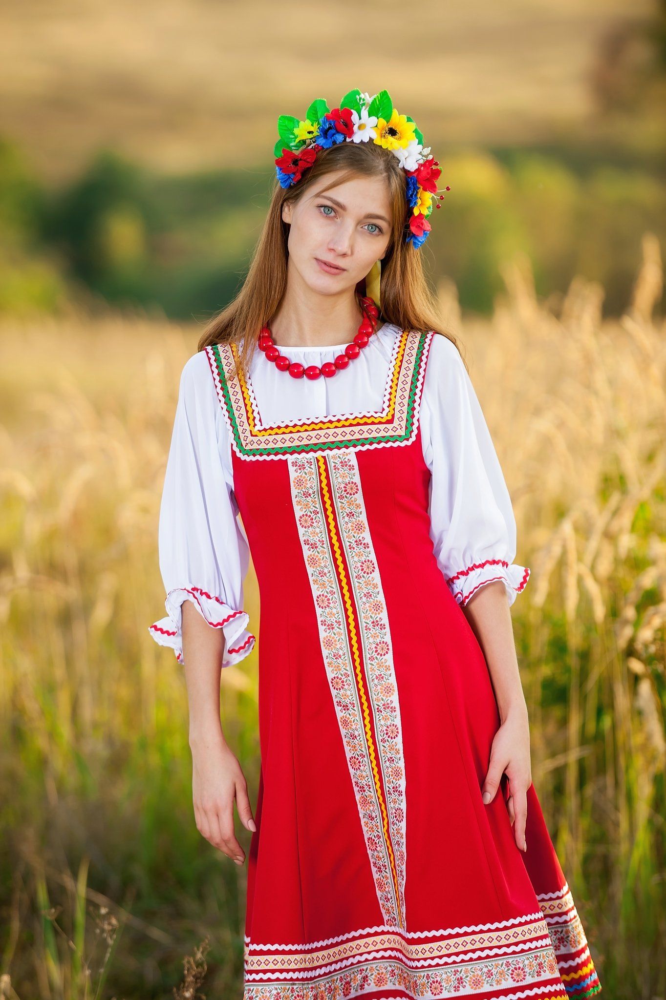 Women in Slavic costumes in Niigata