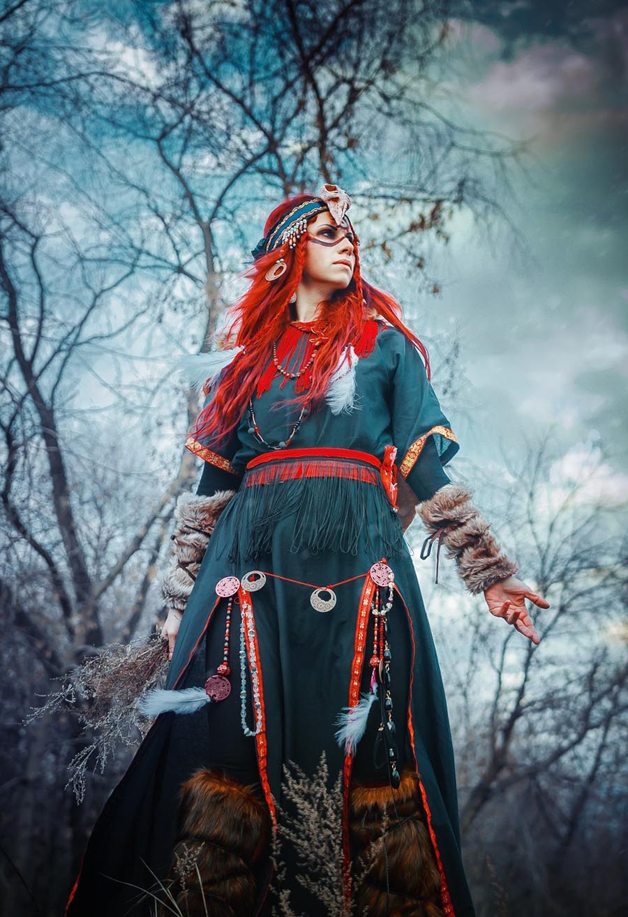 Girls in Slavic costumes underwear in Niigata